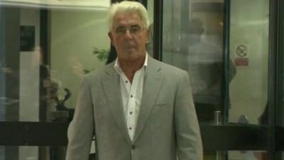 Max Clifford leaves Southwark Crown Court