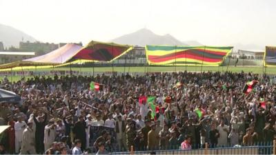 Afghans celebrate their historic qualification for the 2015 cricket World Cup