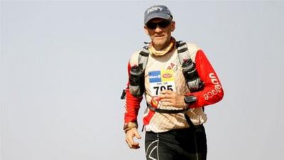 Rory Coleman during the Marathon des Sables