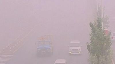 Smog covers large areas in north China