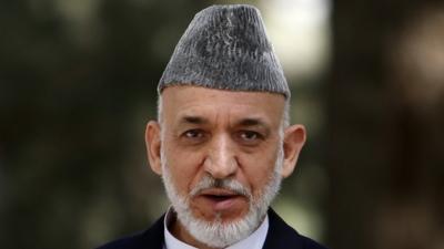 Afghan President Hamid Karzai