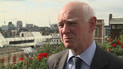 Head of Airports Commission, Sir Howard Davies