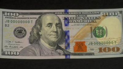 New design $100 note