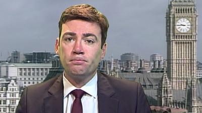 Shadow health secretary Andy Burnham