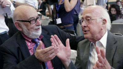 Francois Englert and Peter Higgs