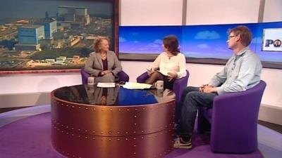 Jenny Jones, Jo Coburn and Mark Lynas