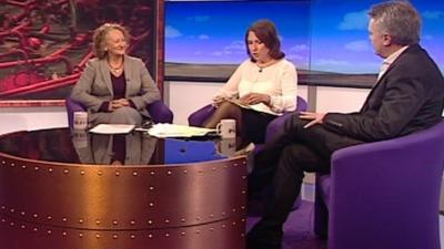 Jenny Jones, Jo Coburn and Andrew Austin