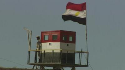 A military watch tower in Egypt