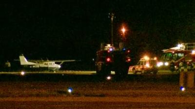 Plane at Humberside Airport