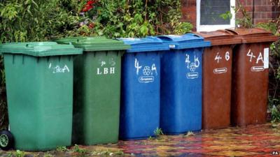 Wheelie bins