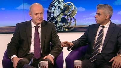 Damian Green and Sadiq Khan