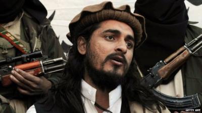 File photograph taken on November 26, 2008, shows Pakistani Taliban commander Hakimullah Mehsud