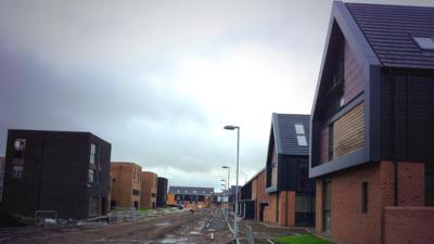 The Commonwealth Games athletes' village in Glasgow