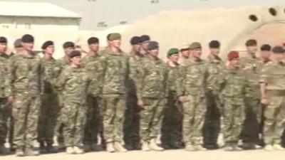 Camp Bastion handover ceremony