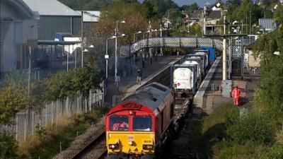 Train transporting whisky