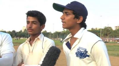 Cricket fans in Mumbai