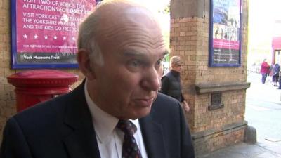 Business Secretary Vince Cable