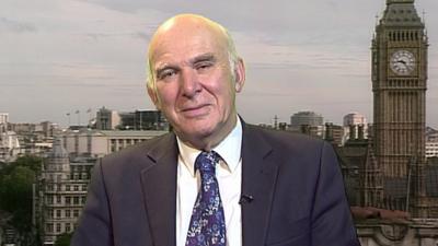 Business Secretary Vince Cable