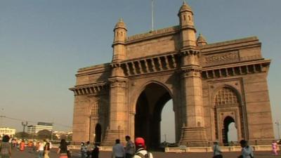 Tourists exploring India