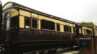 Bodmin and Wenford Railway carriage