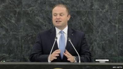 Malta's Prime Minister Joseph Muscat