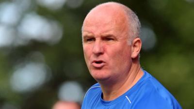 Ballinamallard manager Whitey Anderson was angered by the early dismissal of his goalkeeper Alvin Rouse in Saturday's defeat by Cliftonville