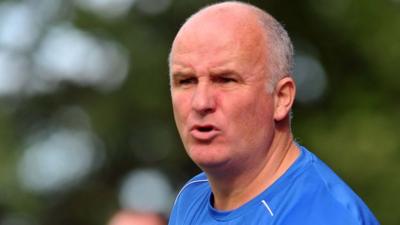 Ballinamallard manager Whitey Anderson was angered by the early dismissal of his goalkeeper Alvin Rouse in Saturday's defeat by Cliftonville