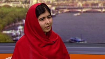 Malala Yousafzai on the Andrew Marr Show