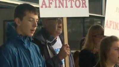 Rally at Senedd