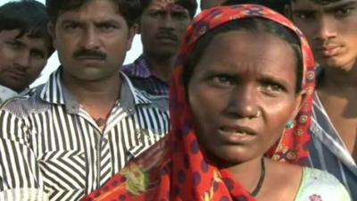 A woman in Datia