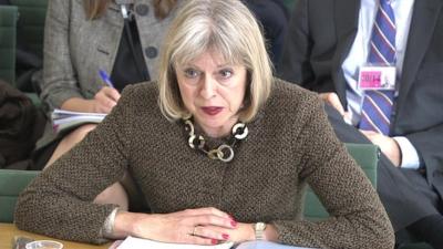 Home Secretary Theresa May MP