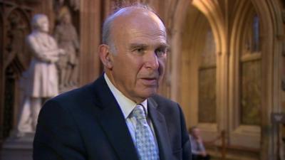 Business Secretary Vince Cable