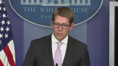 White House press secretary Jay Carney