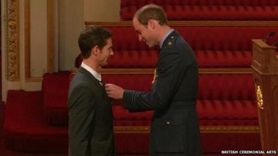 Prince William and Andy Murray