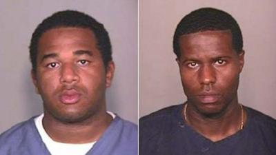 Prison booking photos of Joseph Jenkins (left) and Charles Walker (right)