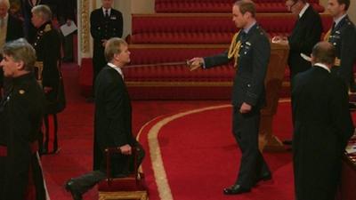 Prince William honours head teacher
