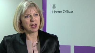 Home Secretary Theresa May