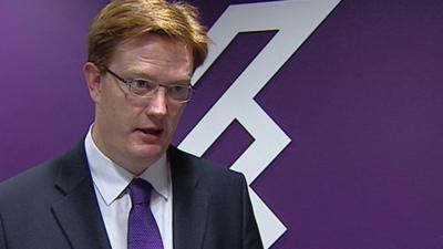 Chief Secretary to the Treasury Danny Alexander