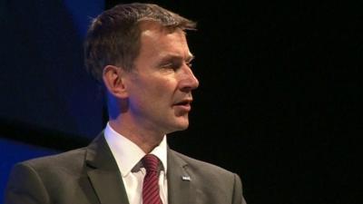 Health Secretary Jeremy Hunt