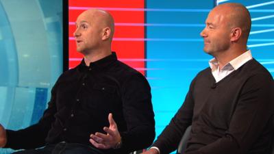 John Hartson and Alan Shearer