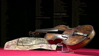 Violin believed to have been played on the Titanic