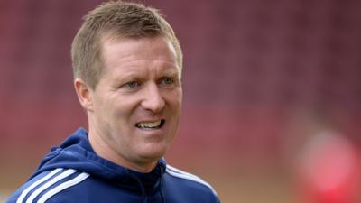 Hearts manager Gary Locke