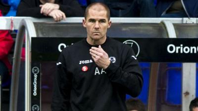 Partick Thistle manager Alan Archibald