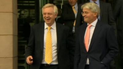 David Davis and Andrew Mitchell