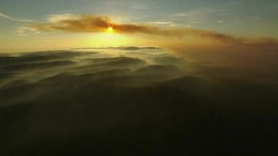 Blue Mountains engulfed by smoke