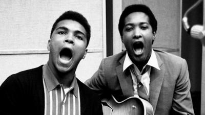 Cassius Clay and Sam Cooke