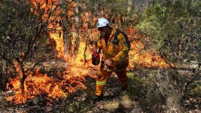 Firefighter in New South Wales