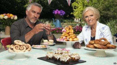 Great British Bake Off judges Paul Hollywood and Mary Berry