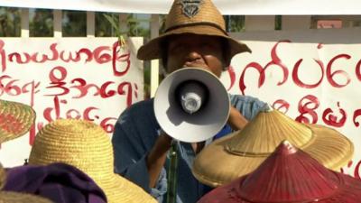 Rally in Burma