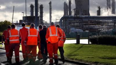 Grangemouth workers